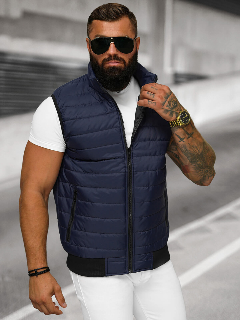 Muški Prsluk Modri OZONEE JS/MY77Z