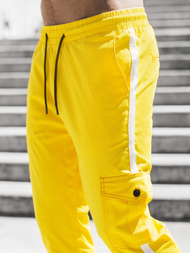 Muške chino jogger hlače Žute OZONEE DJ/5580
