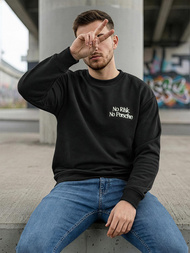 Muška dukserica crna OZONEE JS/65B3918/3Z