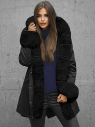 Ženska Zimska Jakna Crna OZONEE JS/16M9062/392