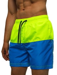 Muške kupaće kratke hlače žuto plava OZONEE JS/HM057