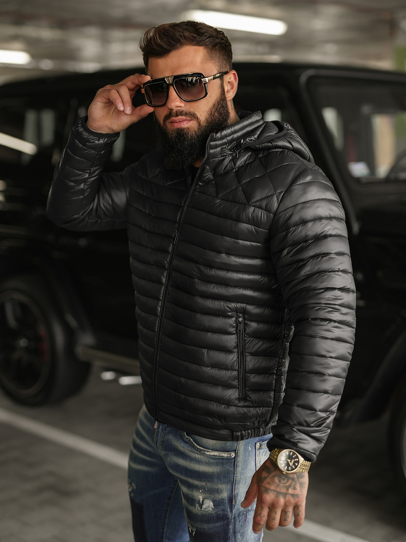 Muška Jakna Crna OZONEE JS/16M9328/392BZ