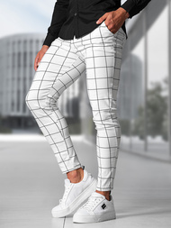 Muške Chino Hlače Bijele OZONEE O/P4009Z