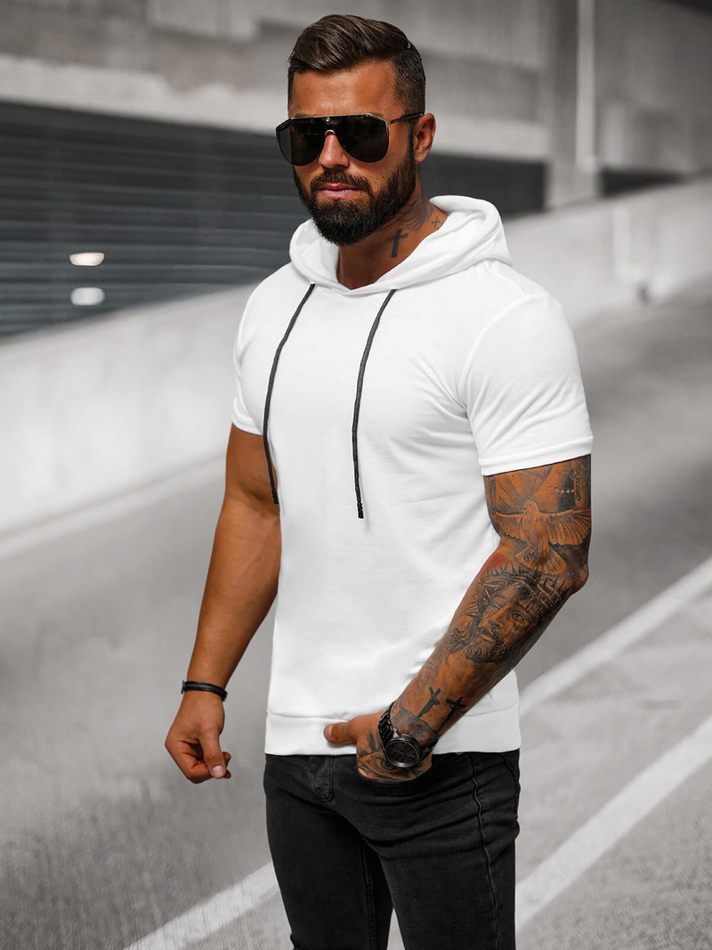 Muška majica bijeli OZONEE JS/8T955/1