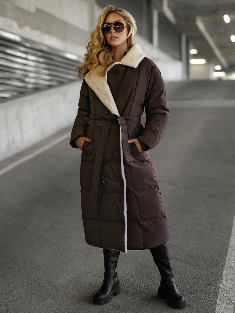 Ženska Jakna Čokolada OZONEE JS/16M9168/158