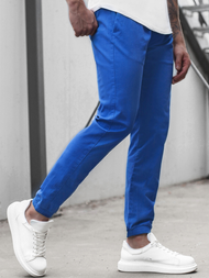 Muške chino jogger hlače Kobalt OZONEE JB/JP1145/6