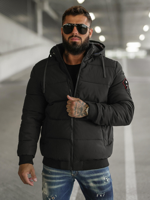 Muška parka jakna crna OZONEE JS/31M5031/392Z