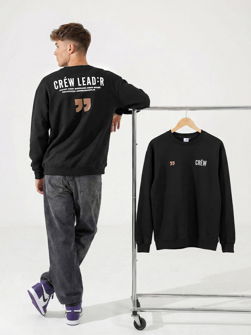 Muška dukserica crna OZONEE JS/65B3917/3Z