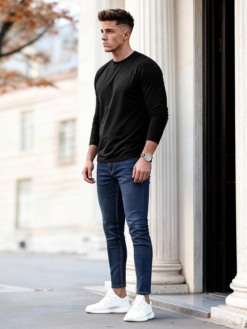 Muške traperice tamnoplave OZONEE O/JK2951Z