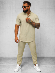 Muške chino hlače bež OZONEE O/K971SP