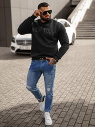 Muška dukserica crna OZONEE JS/8B1362/3