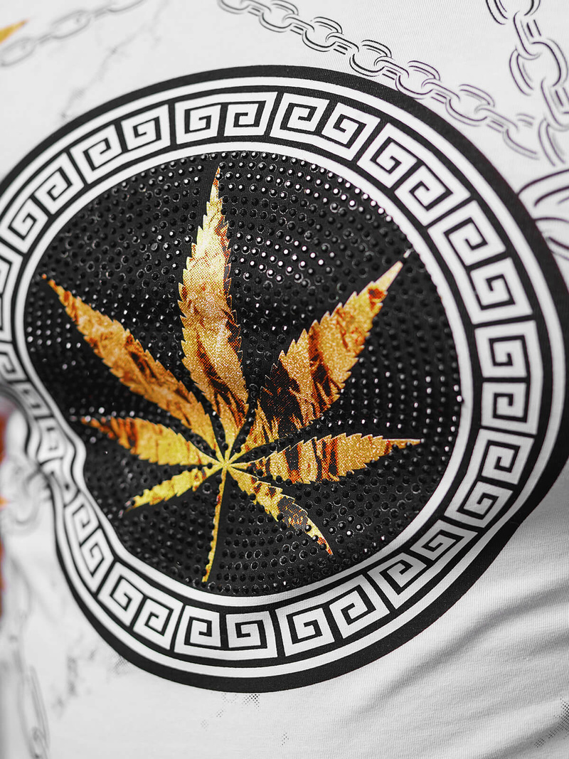 Muška Trenirka Bijelo-Crna OZONEE O/HM757Z