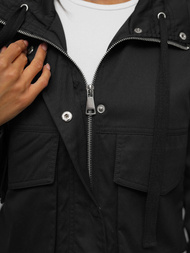 Ženska Jakna Crna OZONEE O/G118Z