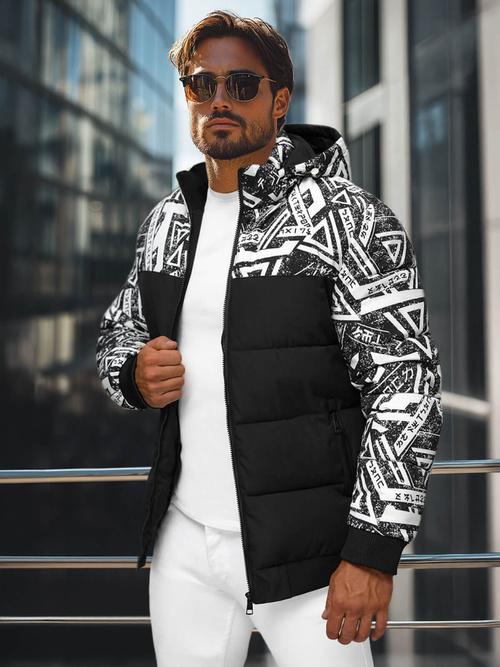 Muška parka jakna crna OZONEE JS/31M5025/392Z