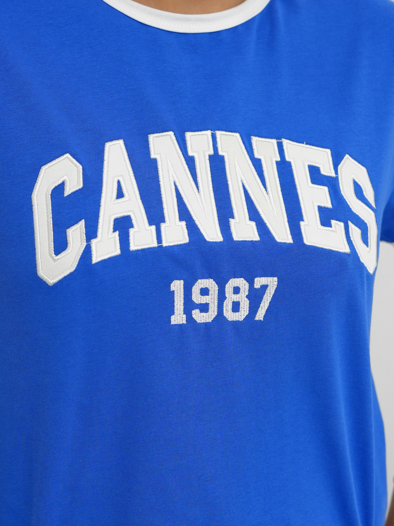 Ženska majica plava OZONEE JS/R62184