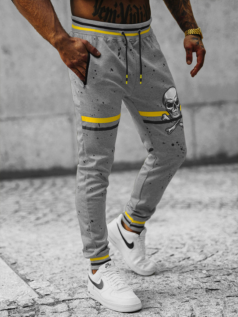 Muške sportske hlače Sive OZONEE JS/K10227Z