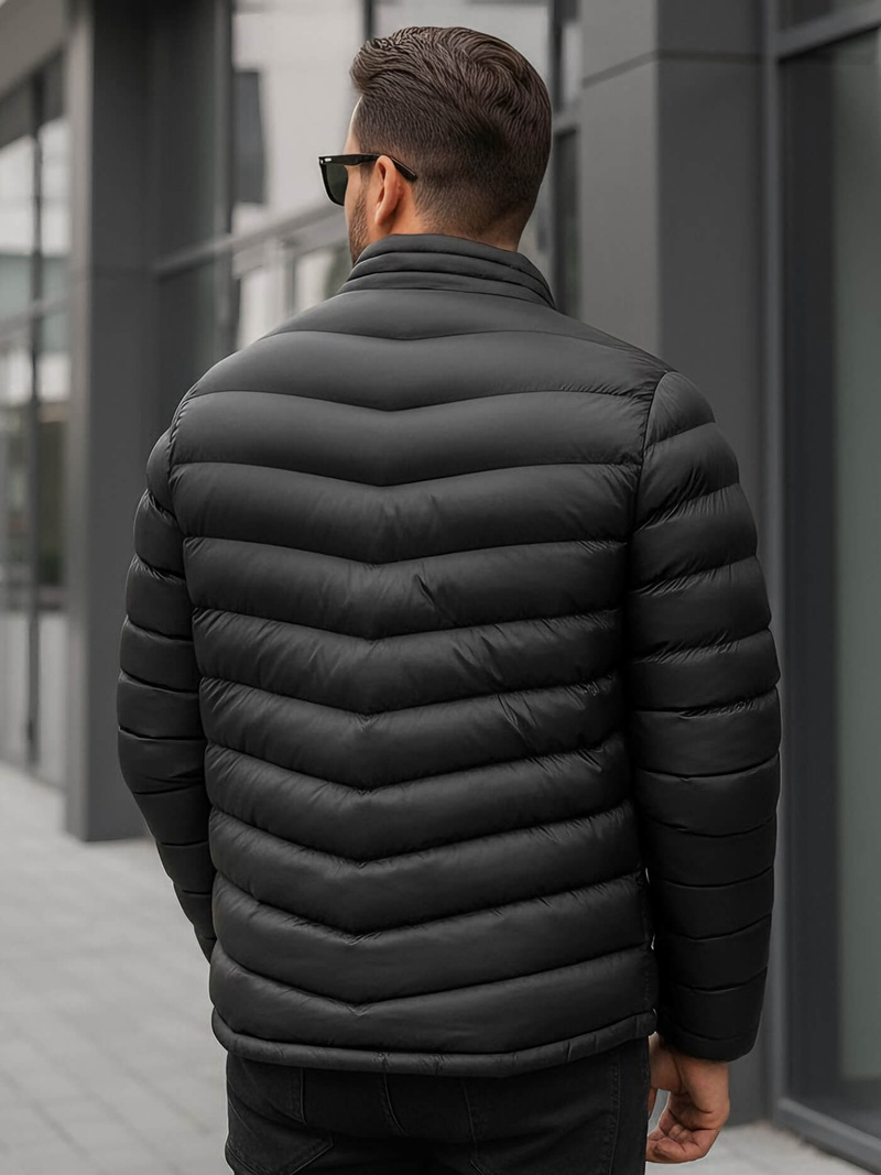 Muška proljetna jakna crna OZONEE JS/SM71Z