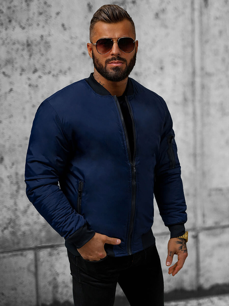 Muška jakna modra OZONEE JS/AK95Z