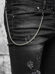 Muške Traperice Crne OZONEE O/MB460