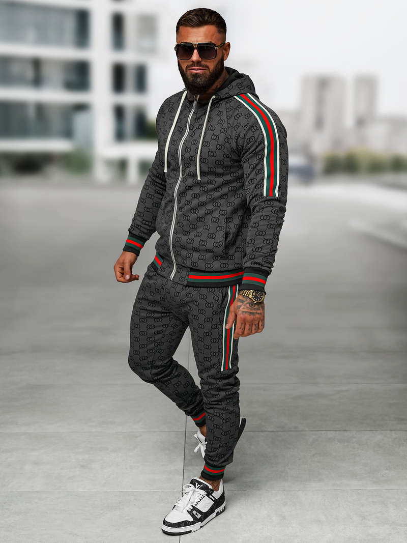 Muška trenirka crna OZONEE O/FF5111AB