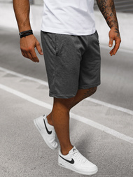 Muške sportske kratke hlače grafitne OZONEE JS/8K100/5Z