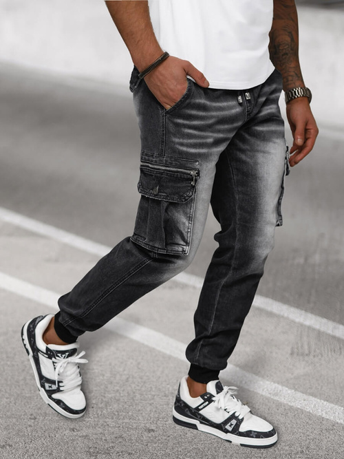 Muške Jogger Hlače crne OZONEE NB/MP0108N