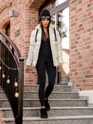 Ženska jakna ecru OZONEE JS/5M3251/281Z