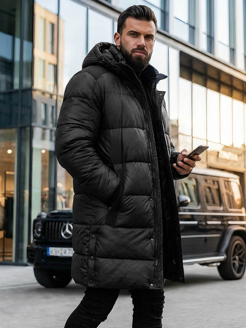 Muška jakna crna OZONEE O/M800Z