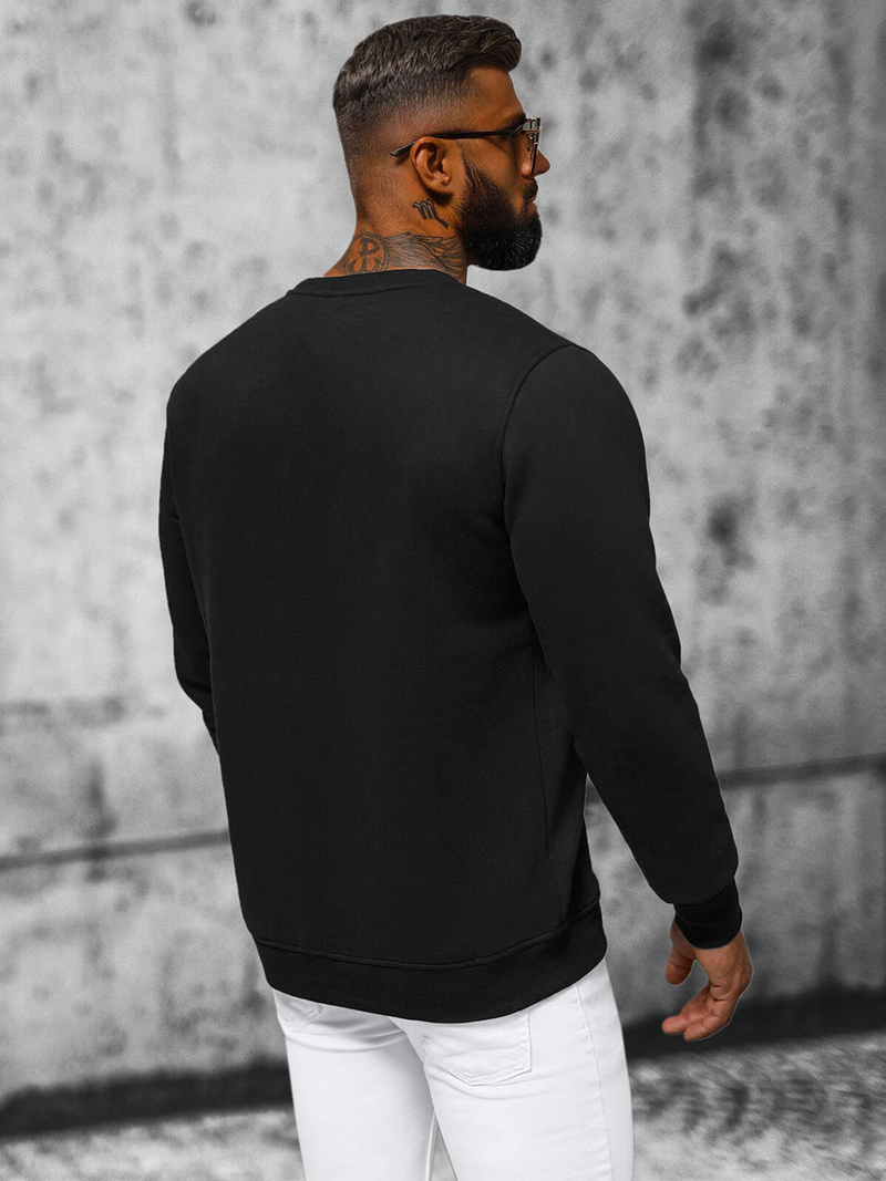 Muška dukserica crna OZONEE NB/MF2010