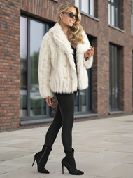 Ženska jakna bijela OZONEE JS/11Z8261