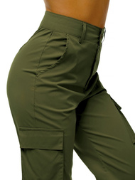 Ženske jogger hlače Kaki OZONEE O/HM002
