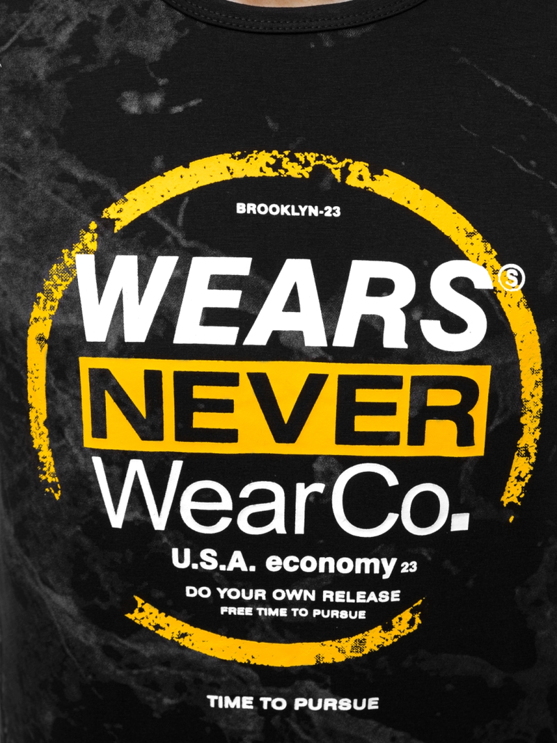 Muška majica crna OZONEE JS/SS10925Z