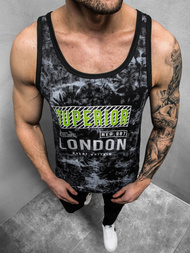 Muška majica bez rukava Crna OZONEE JS/SS11037Z