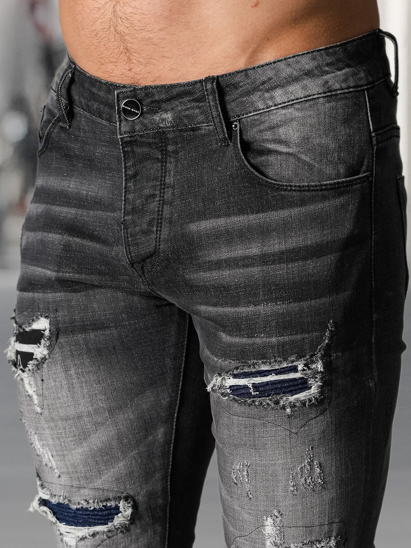 Muške traperice crne OZONEE NB/MP0075NZ