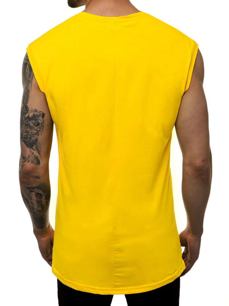 Muška majica bez rukava Žuta OZONEE MACH/M1210