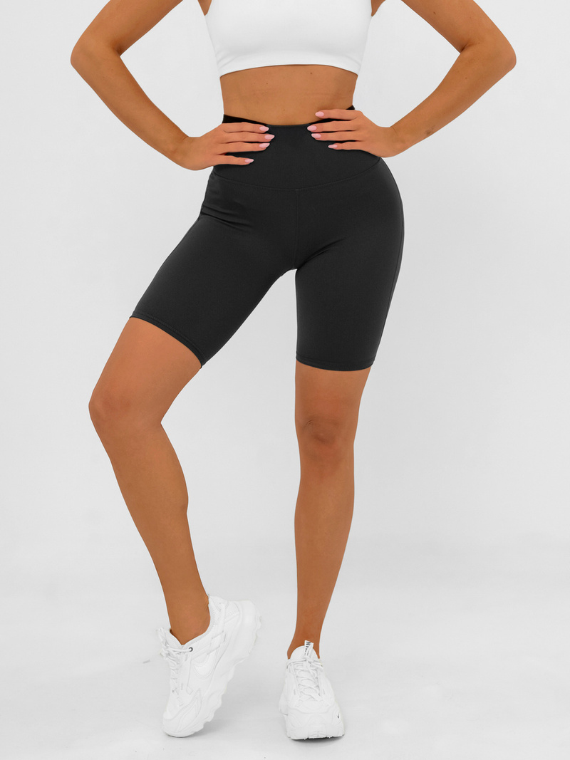 Kratke ženske tajice crne OZONEE JS/17K583/3