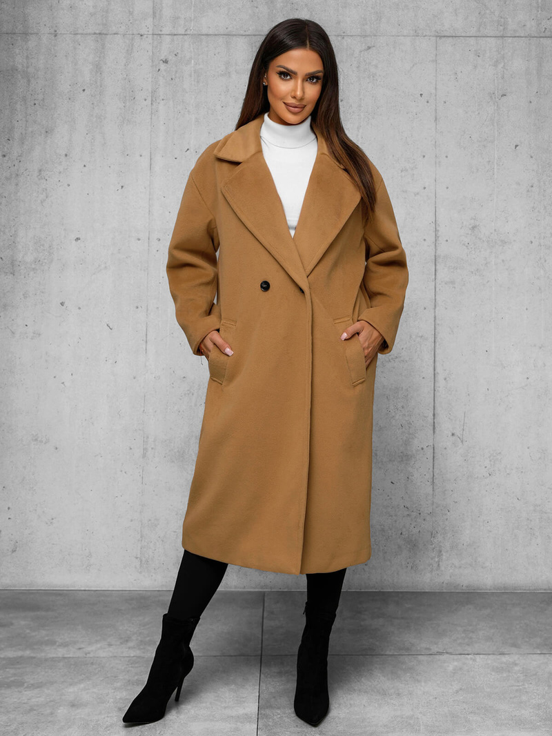 Ženski kaput camel OZONEE JS/11Z8161