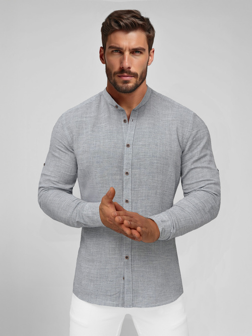 Muška košulja siva OZONEE O/V146