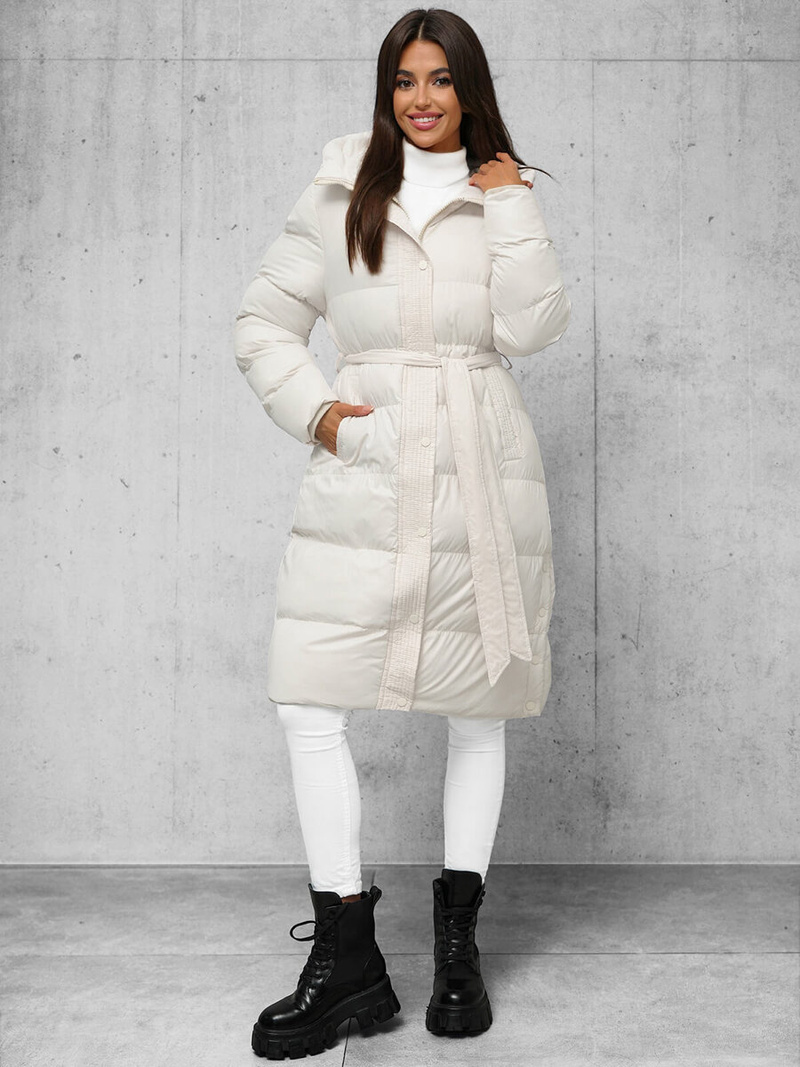 Ženska jakna ecru OZONEE JS/5M3253/281