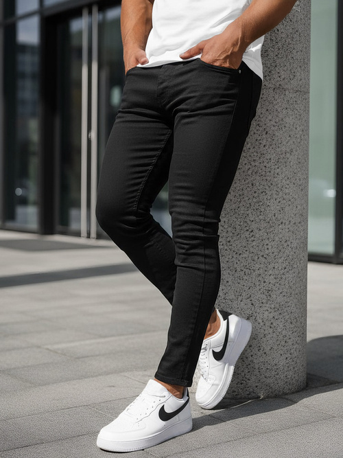 Muške traperice crne OZONEE DO/2807/1