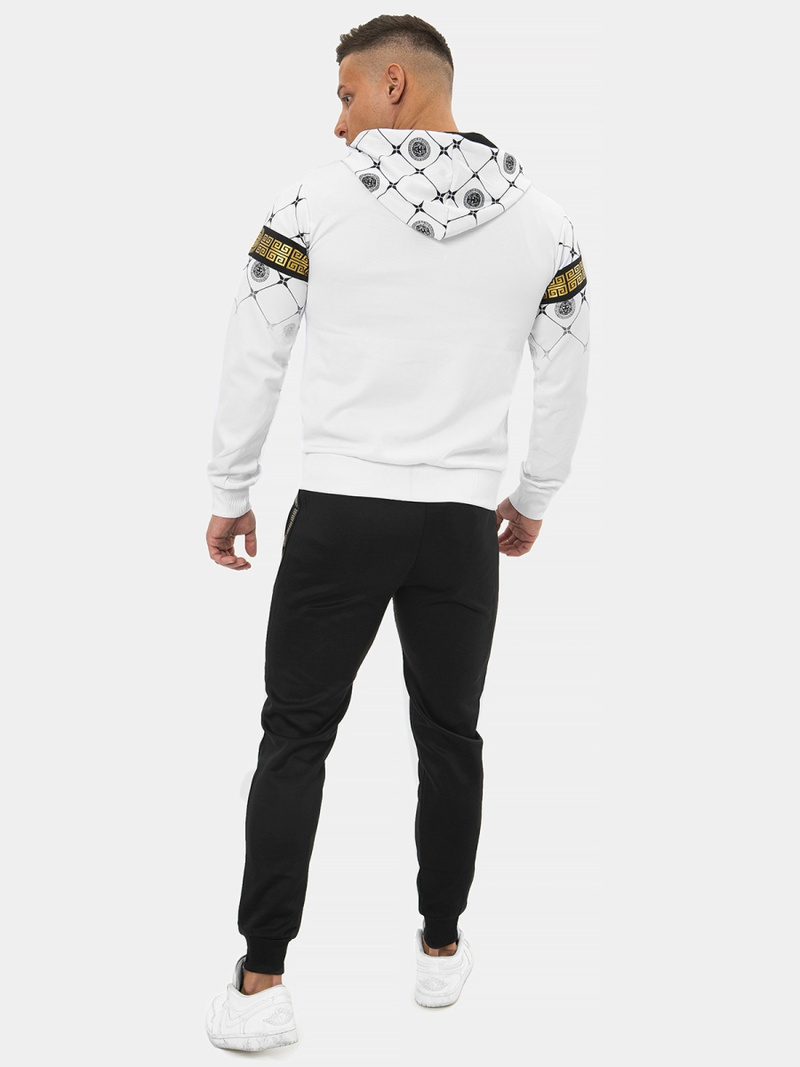 Muška trenirka Bijelo-crna OZONEE O/HM685