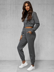 Dvodijelni set trenerke grafitni OZONEE JS/8C78/5Z