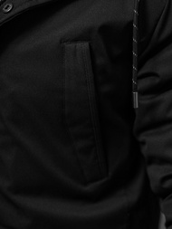 Muška parka jakna crna OZONEE JS/5M120/392