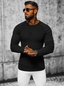 Muški džemper crne OZONEE L/2500