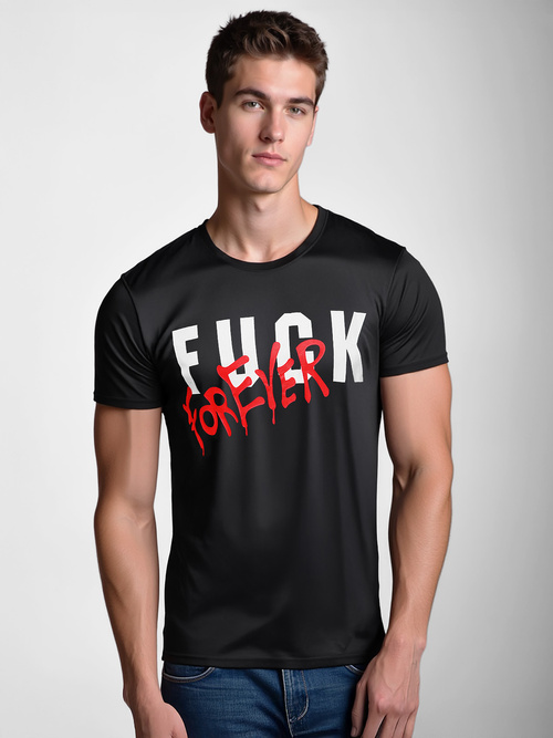  Muška majica crna OZONEE O/T1267/3Z