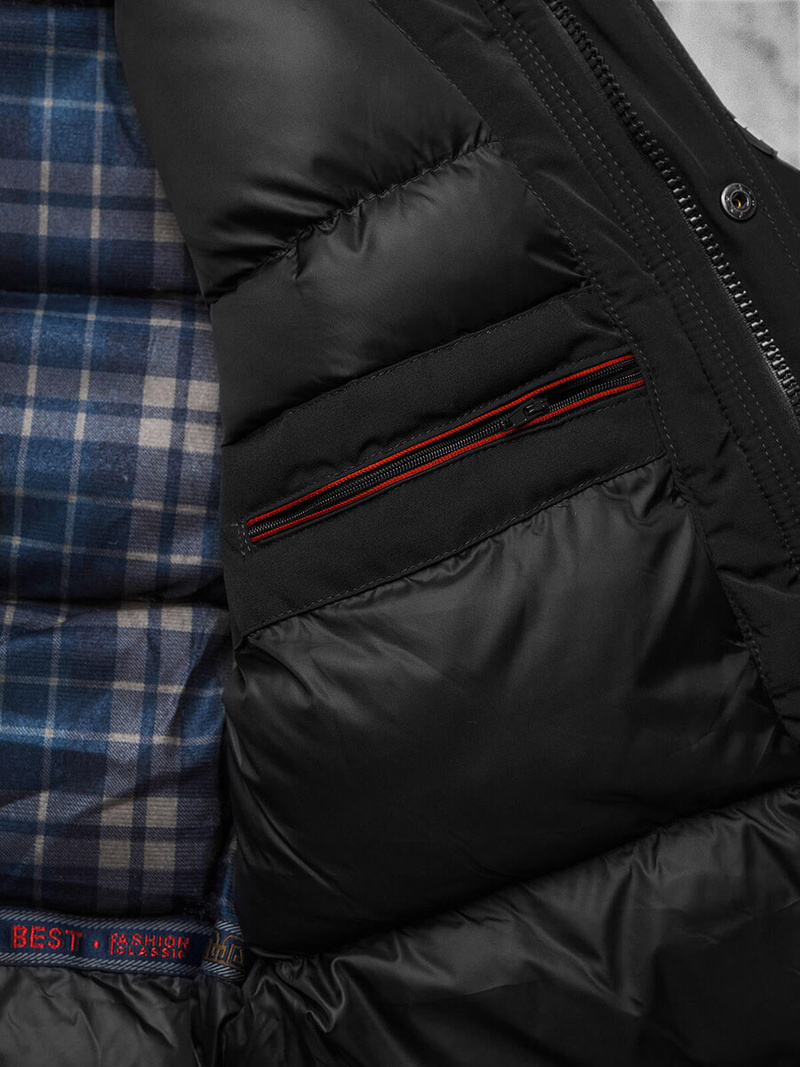 Muška Jakna Crna OZONEE JS/5M718/392