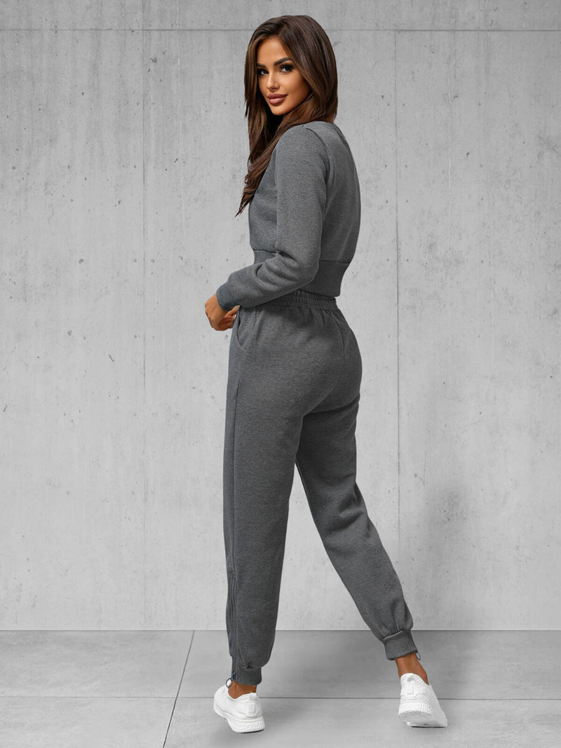 Dvodijelni set trenerke grafitni OZONEE JS/8C78/5Z