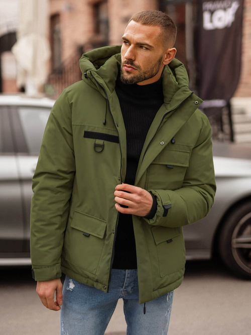Muška parka jakna kaki OZONEE JS/31M5018Z