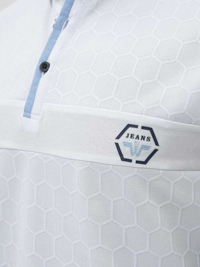 Muška polo majica bijela OZONEE O/QQ922