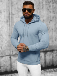 Muška dukserica s kapuljačom plava OZONEE O/TB2273